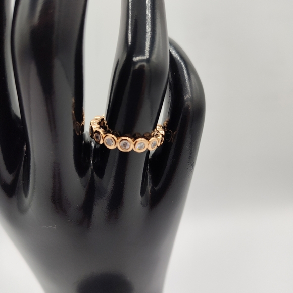 Rose Gold and CZ Full Eternity Band ❗❗5/$25❗❗ - Picture 3 of 3